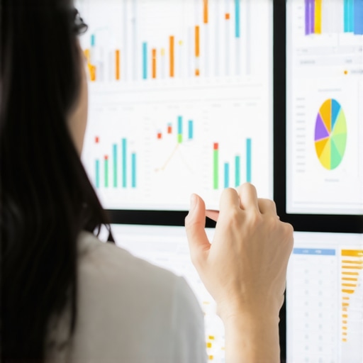 Person reviewing SEO analytics on computer for local ranking strategies.