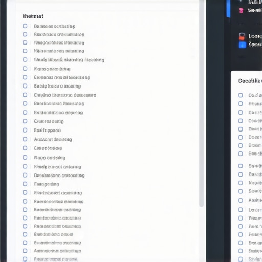 Checklist for optimizing local SEO technical factors including schema, speed, and NAP