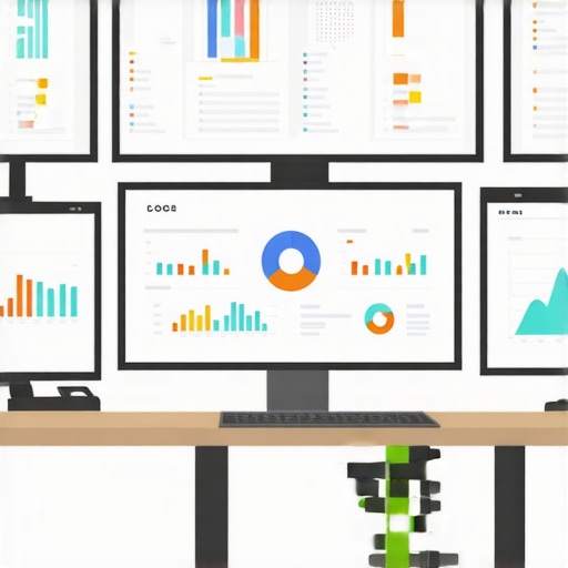 Digital marketer reviewing SEO analytics for Google Profile optimization.