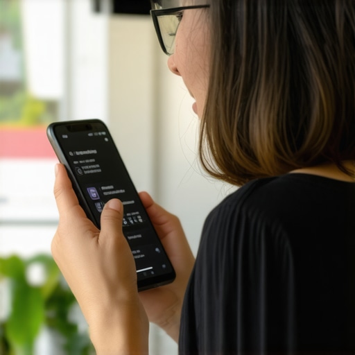 A business owner actively replying to customer reviews on a smartphone, emphasizing community engagement