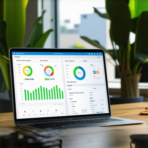 Screenshot of SEO analytics dashboard analyzing Google Profile data