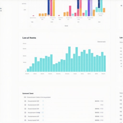 Screenshot of BrightLocal dashboard displaying local search rankings and analytics