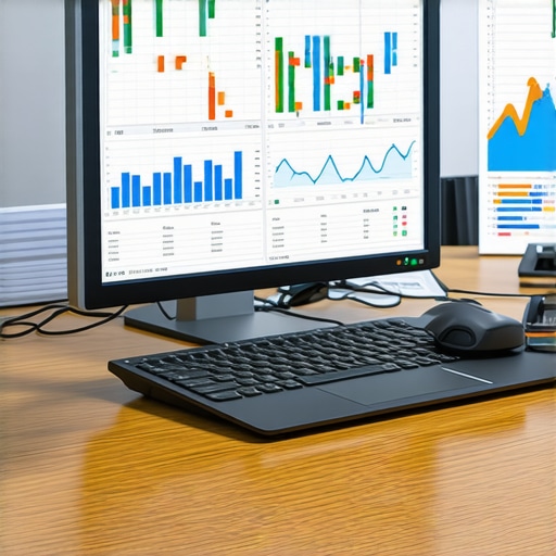 Person working on inventory management data for improved Google Business Profile ranking.