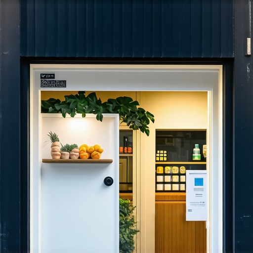 Bright and inviting storefront of a local business