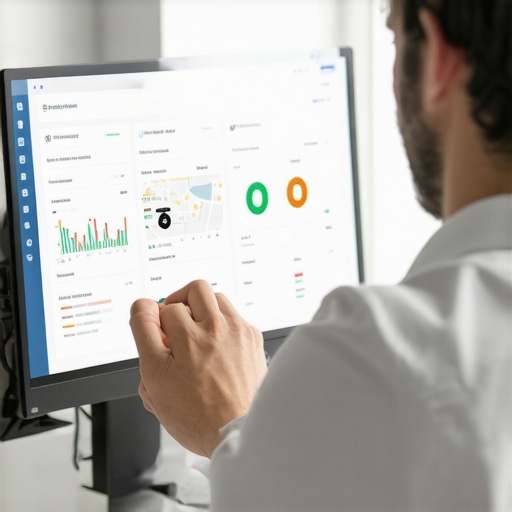 Business owner reviewing local SEO and Google Maps ranking reports.