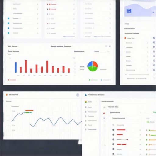 Screenshot of SEO software with analytics dashboards and citation management tools.